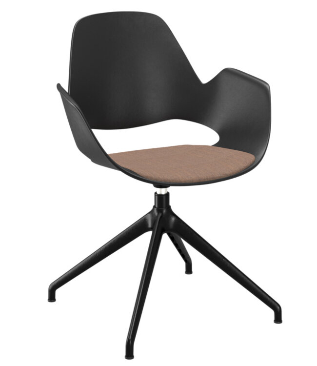 Houe Falk draaibare eetkamerstoel met stervoet