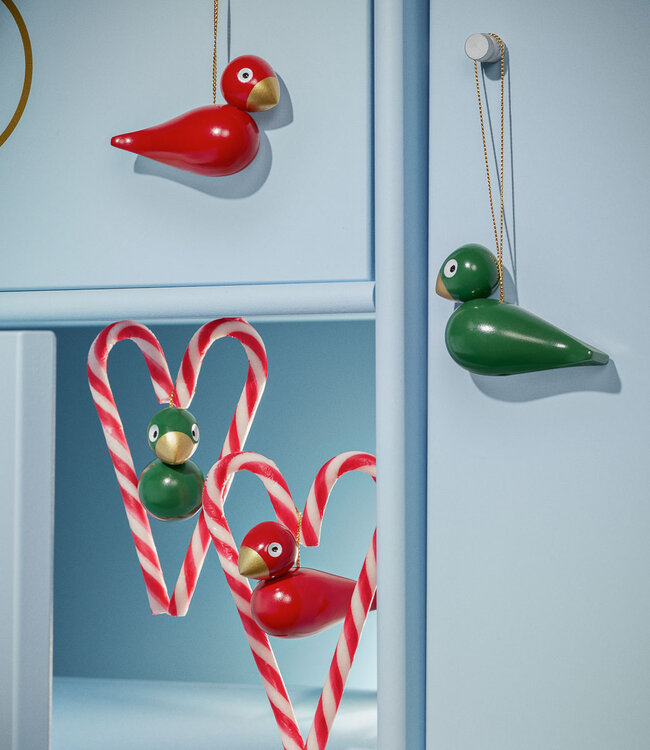 Kay Bojesen Christmas Birds | Set houten vogeltjes voor kerst