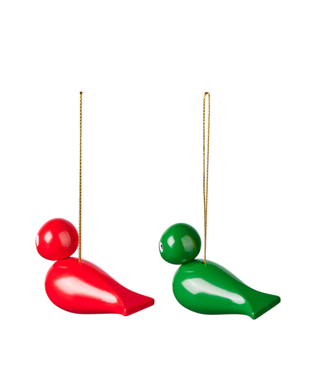 Kay Bojesen Christmas Birds | Set houten vogeltjes voor kerst