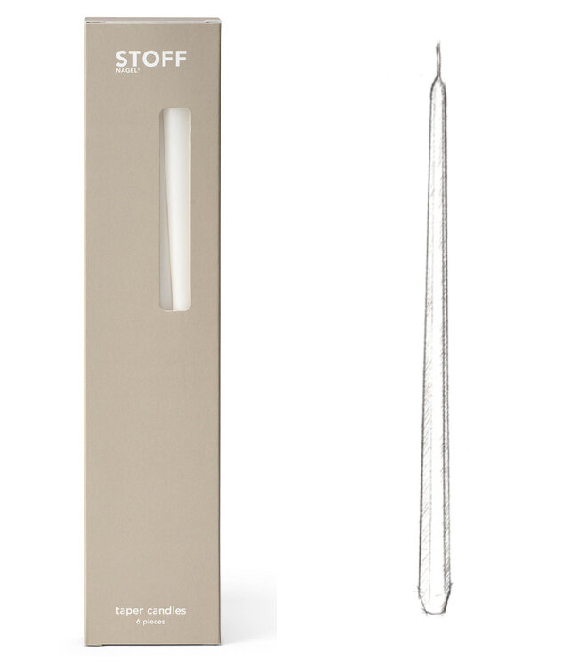 Stoff Nagel Tapered Candles Espresso Brown