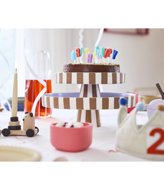 Oyoy Living Toppu Tray Large Caramel/Lavender