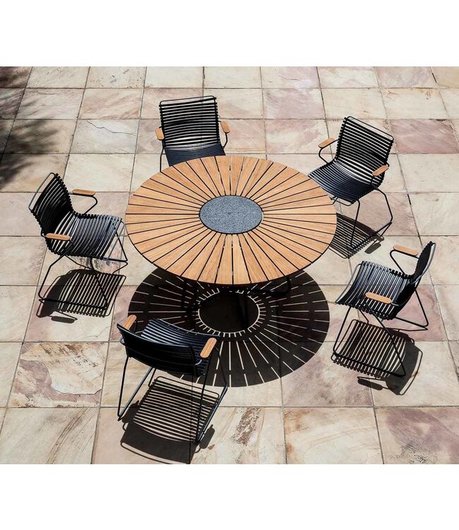 Houe CIRCLE  Tuintafel Bamboe hout