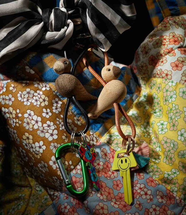 Kay Bojesen Wooden Keychain Bird Natural