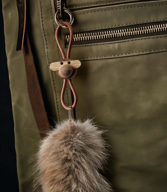 Kay Bojesen Wooden Keychain Monkey Natural