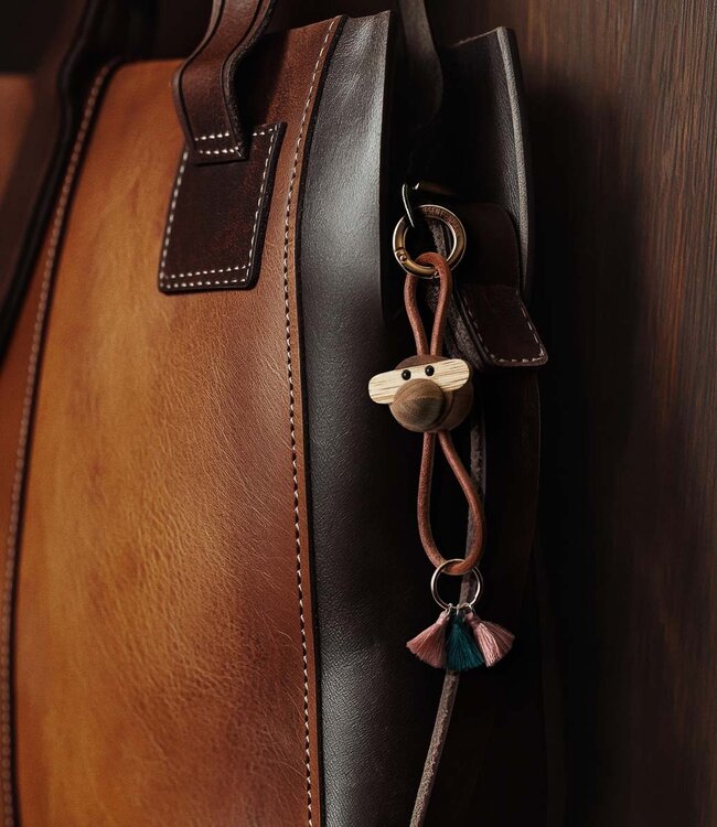 Kay Bojesen Wooden Keychain Monkey Natural
