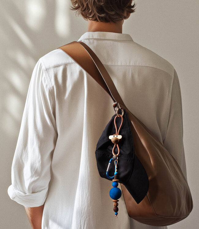 Kay Bojesen Wooden Keychain Monkey Natural