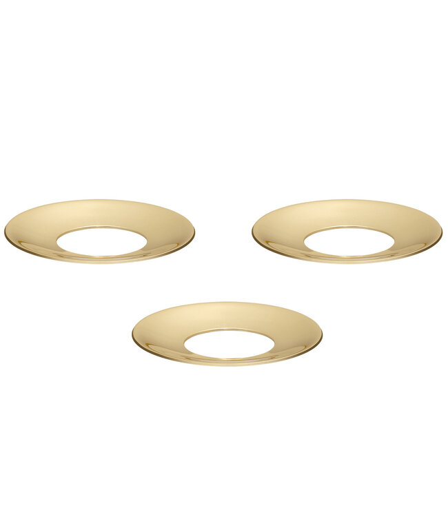 Stoff Nagel 3-pack Candle Holder Cuff Brass