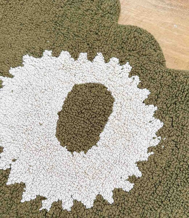 Marimekko Bathroom Carpet Unikko green