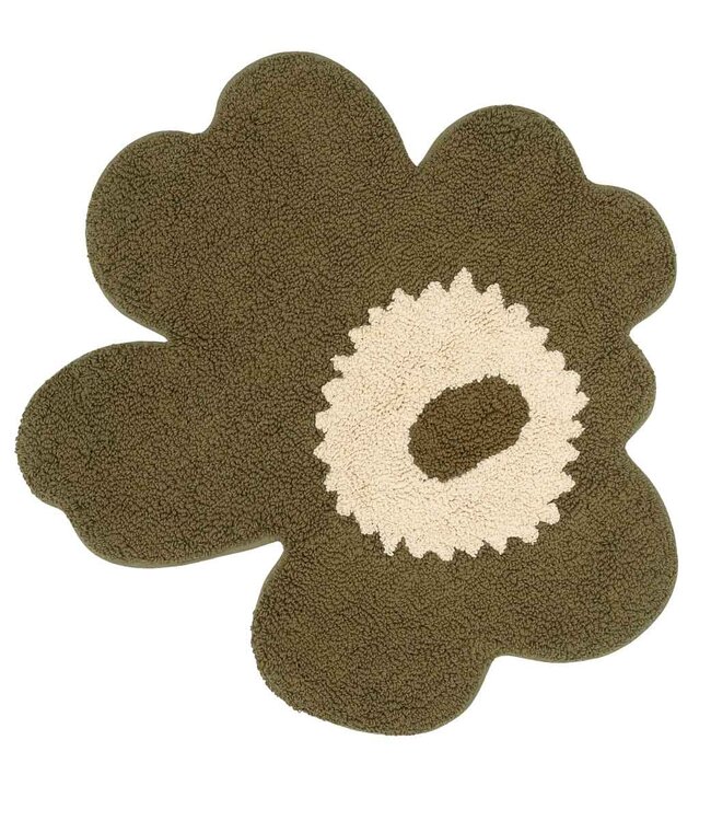 Marimekko Bathroom Carpet Unikko green