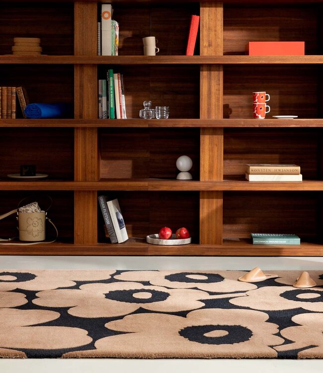 Marimekko Wool Rug Unikko Beige