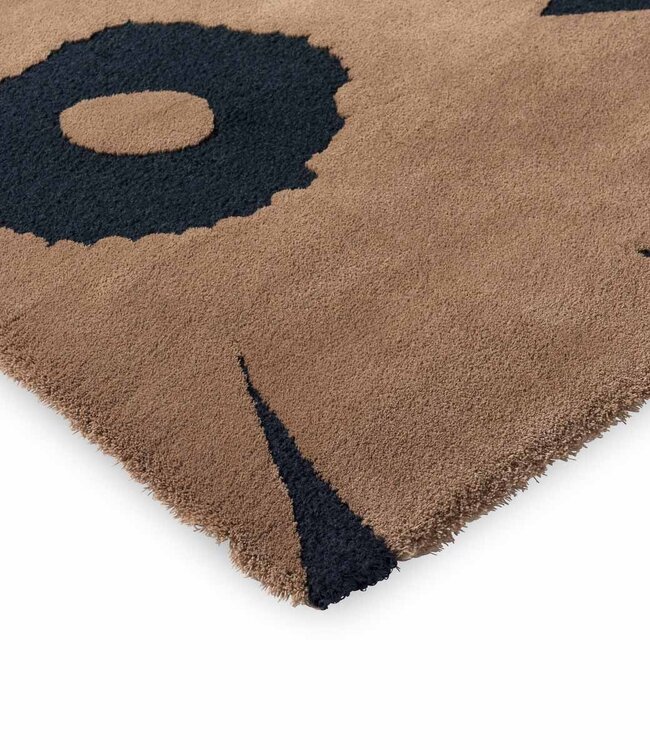 Marimekko Wool Rug Unikko Beige