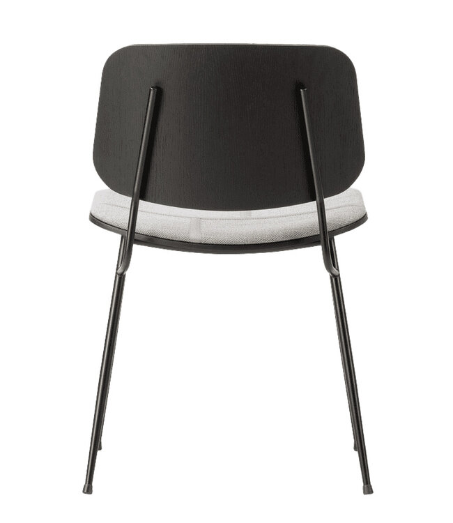 Fredericia Søborg Metal Chair with upholstery
