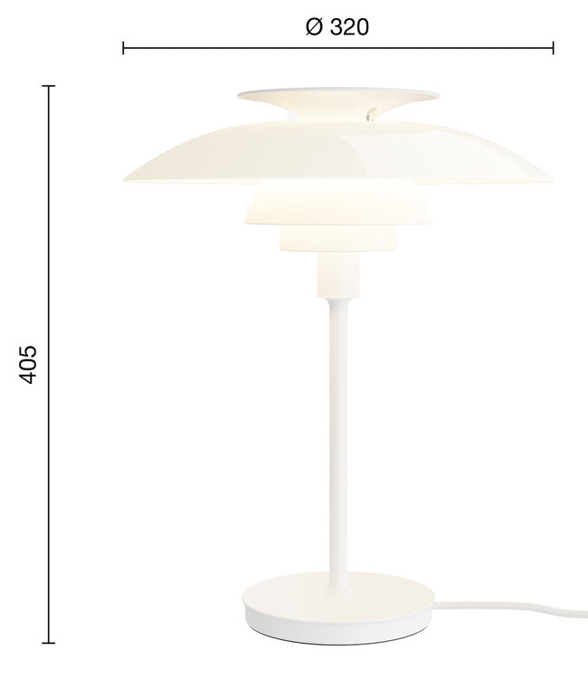 Louis Poulsen PH 80 Tafellamp in 2 varianten