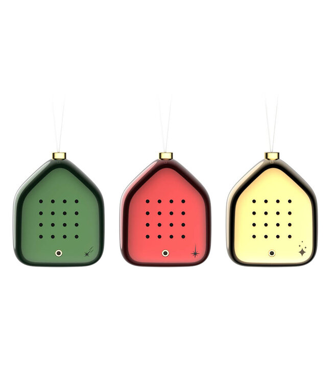 Relaxound 3 Jingle Bells Christmas Ornaments with Sound