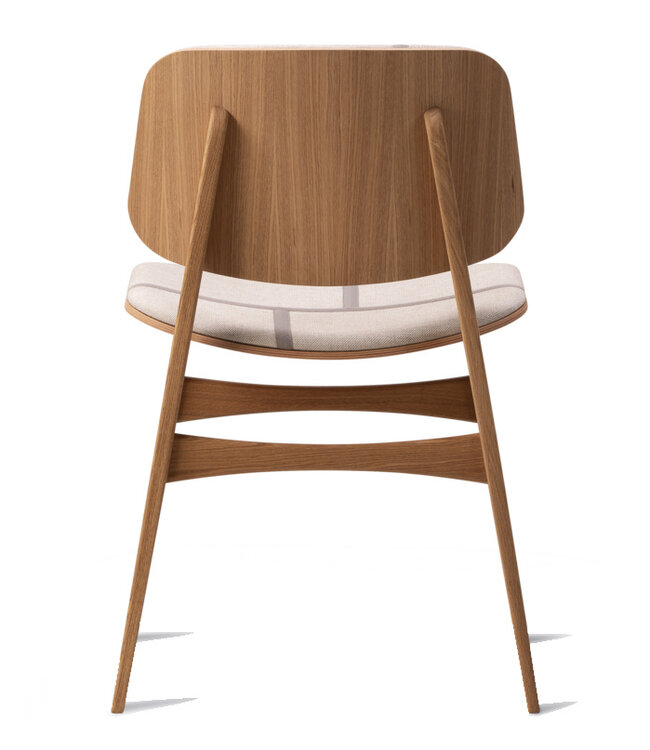 Fredericia Søborg Wood base Chair with upholstery