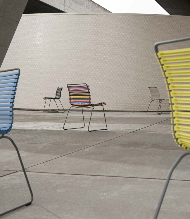 Houe Click Dining Chair Outdoor whitour armrests