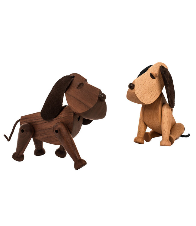 Architectmade Houten hond Oscar