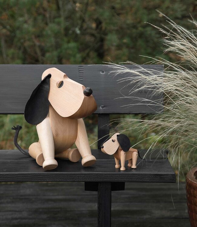 Architectmade Houten hond Oscar