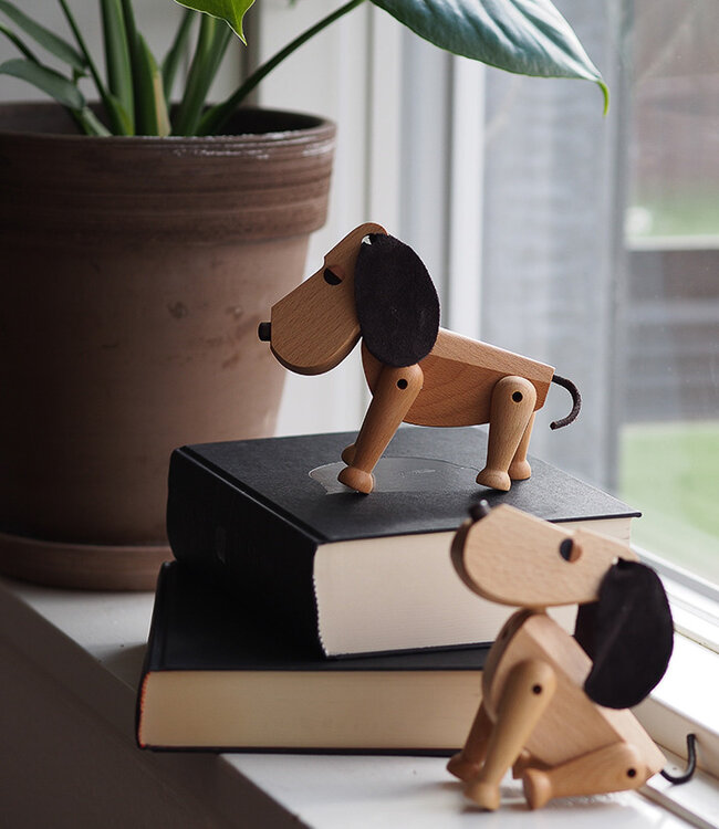 Architectmade Houten hond Oscar