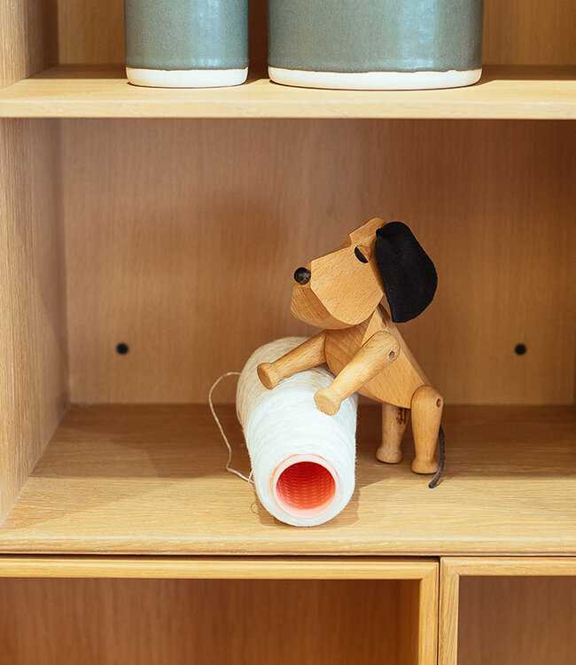 Architectmade Houten hond Oscar