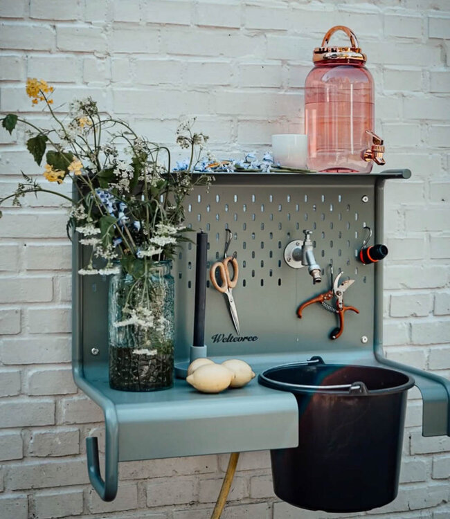 Weltevree Waterworks aanrecht met buitenkraan