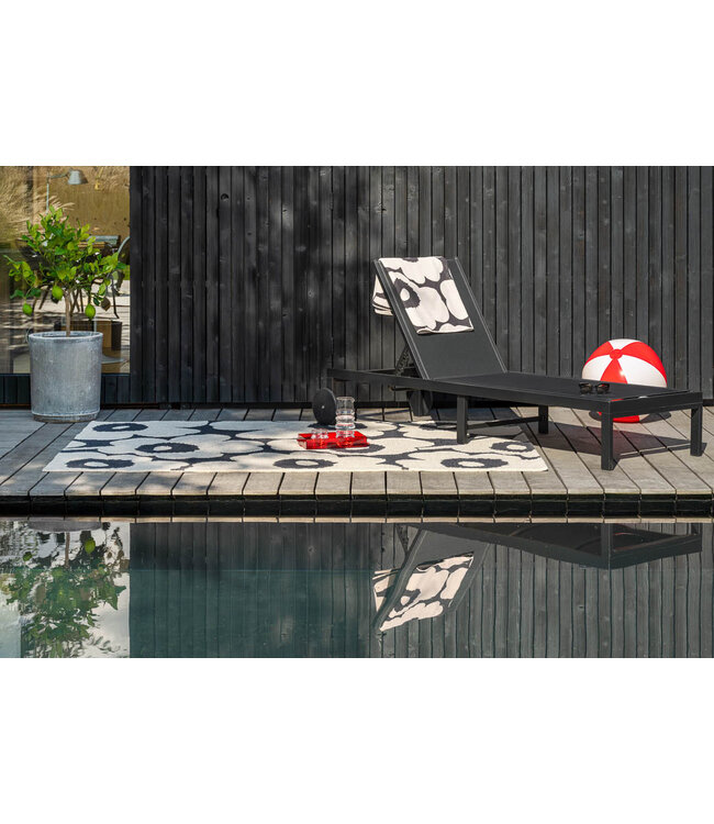 Marimekko Tuinkleed Unikko 60th Anniversary Charcoal