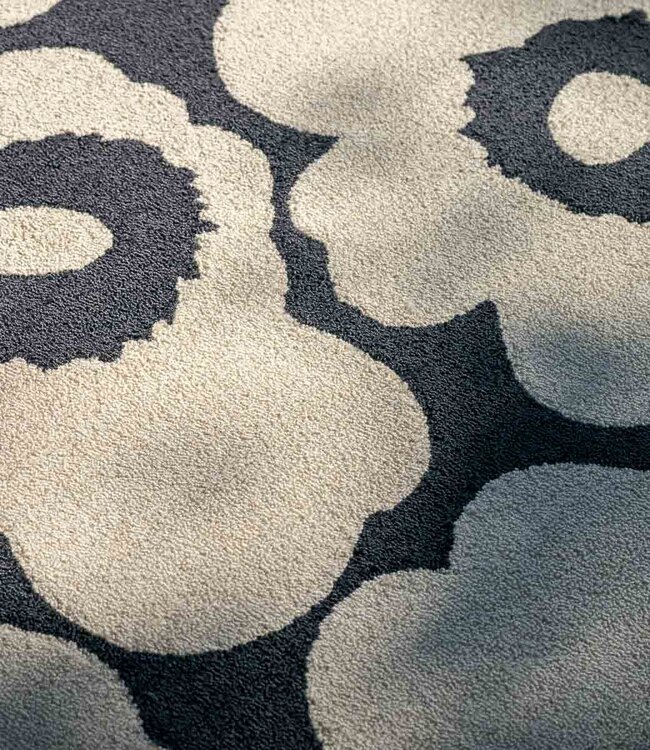Marimekko Tuinkleed Unikko 60th Anniversary Charcoal