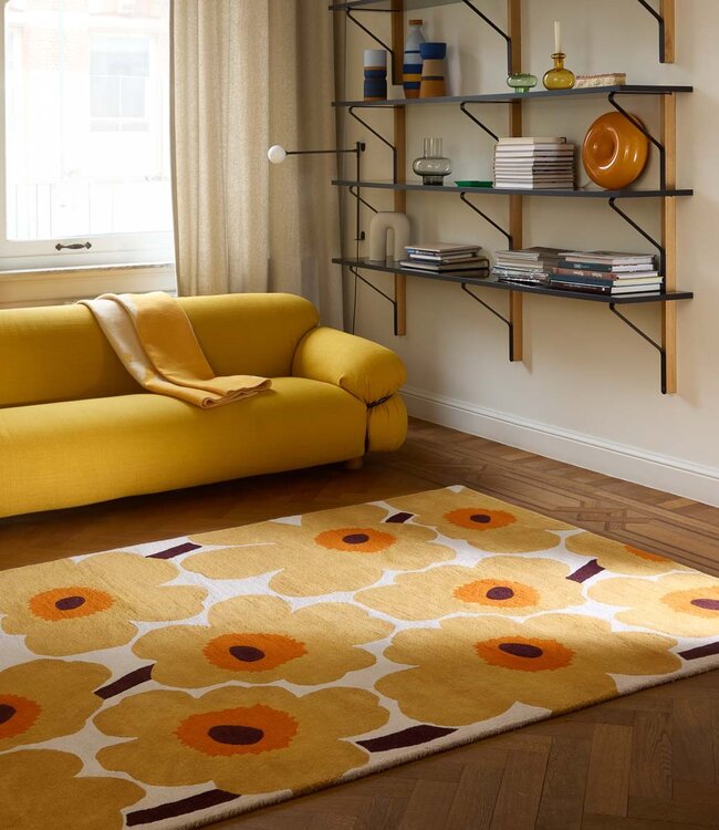 Marimekko Wollen Kleed Unikko Honey