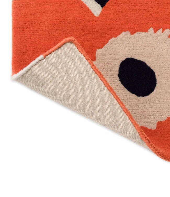 Marimekko Wollen Kleed Unikko Oranje