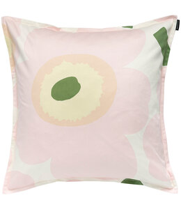 Marimekko Cushion Cover Unikko Green and Pastel