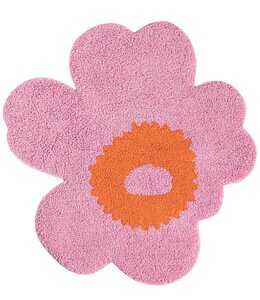 Marimekko Unikko Bathmat Pink-Orange