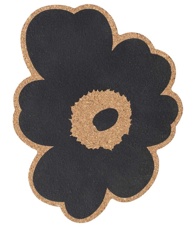 Marimekko Set van 4 kurken Unikko Onderzetters