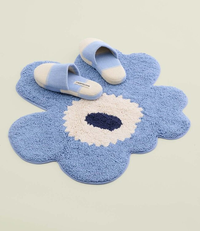 Marimekko Unikko Badmat Bloem Blauw