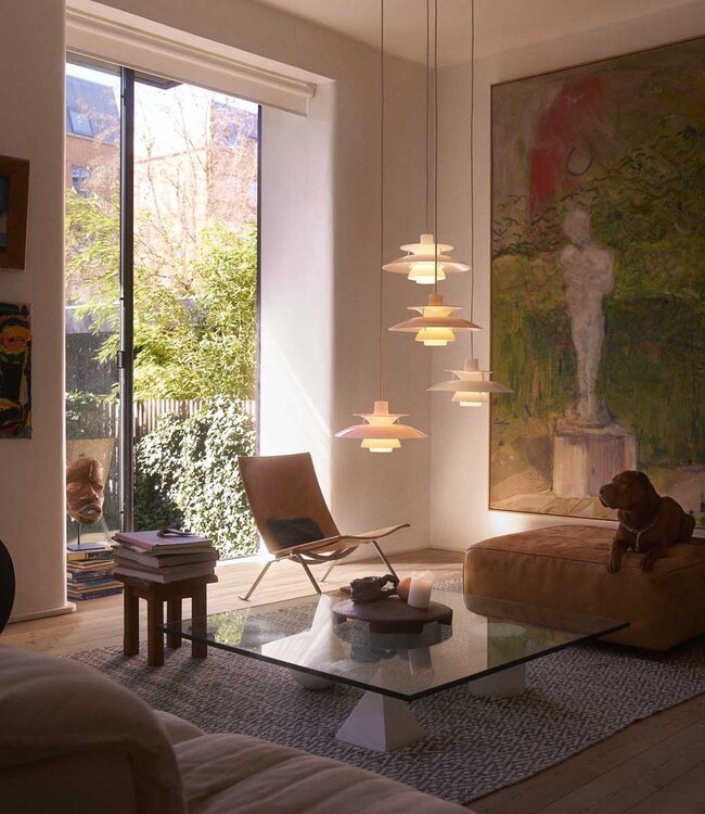 Louis Poulsen PH5 Opal Hanglamp Ø320 met diffuus licht