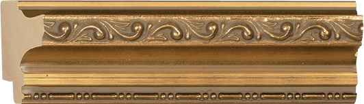 Spiegel mit klassischem goldenem Rahmen