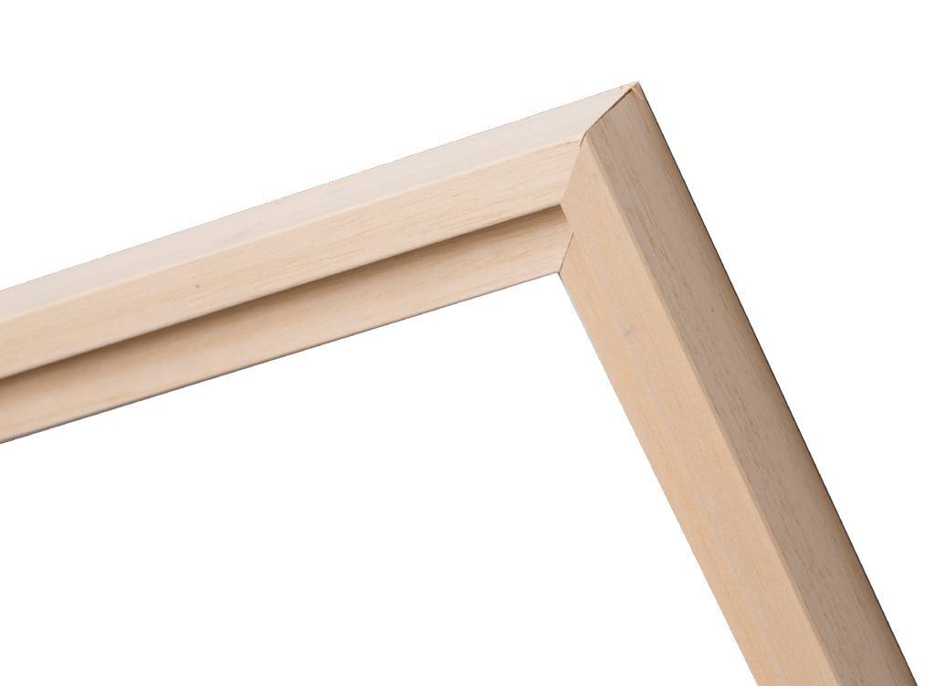 Montopoli - Flacher Schattenfugenrahmen aus Holz