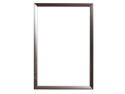 Design-Bilderrahmen in Edelstahlfarbe