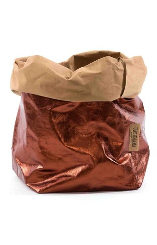 UASHMAMA® Sac en papier Naturel / Cuivre 