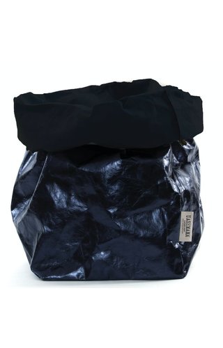 UASHMAMA® Paper Bag D. Blue/Petrolio 