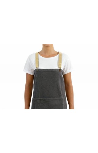 UASHMAMA® Apron Dark Grey 