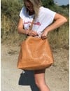 Sac Gemma Tressé Camel