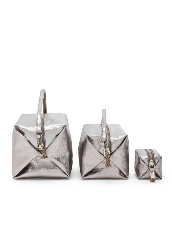 Origami Beauty Case X-Small - metallic