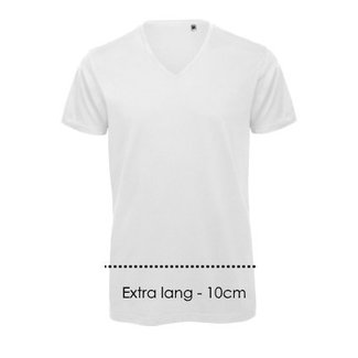 Alfabet Ijzig Tot stand brengen Extra lange T-shirts voor heren | v.a. €7,99 per T-shirt - T-shirt plein