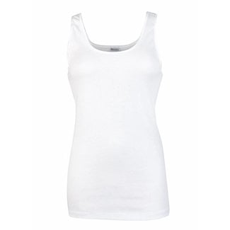 Witte basic dames | Tops, T-shirt plein