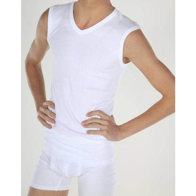 Beeren Bodywear T-shirt mouwloos v-hals