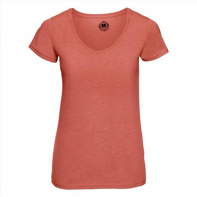 Russell Damen T-shirt v-ausschnitt