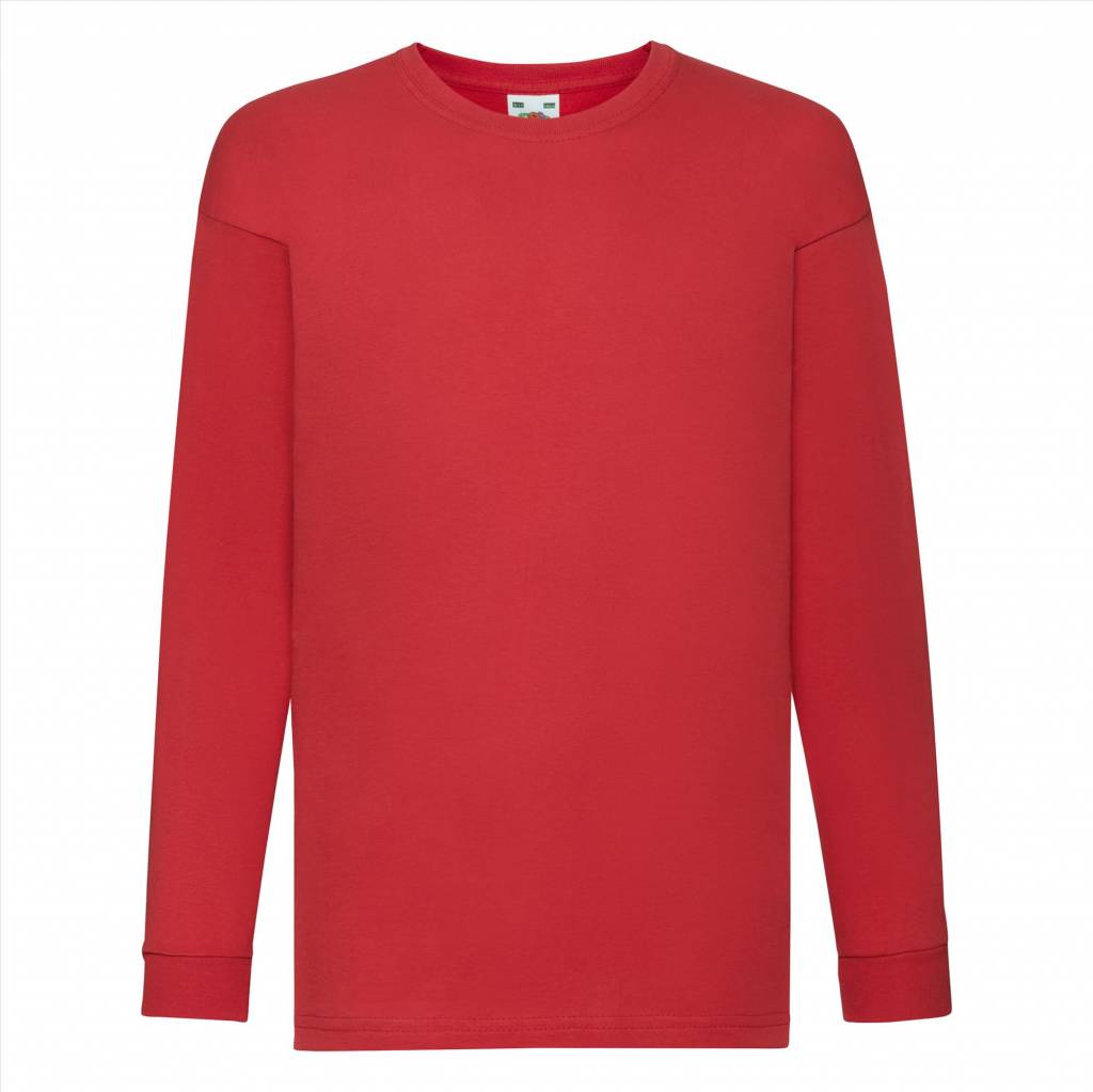 Fruit of the Loom Jongens longsleeve T-shirt