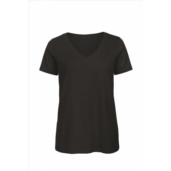 B&C Basic dames t-shirt v-hals