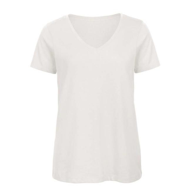 B&C Basic damen t-shirt v-ausschnitt