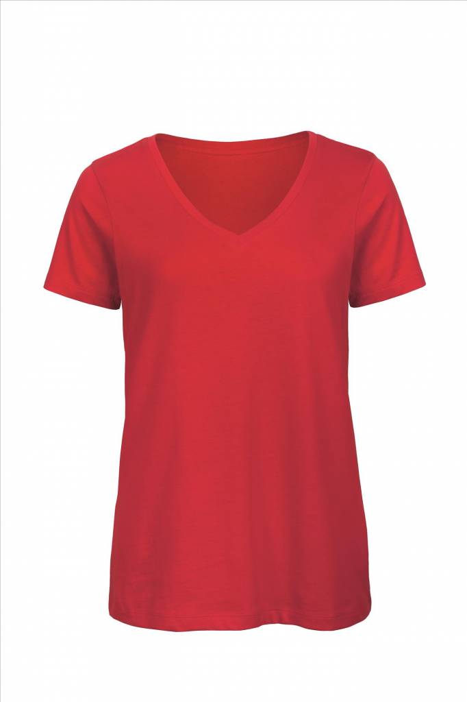 Basic shirt v hals dames hotsell